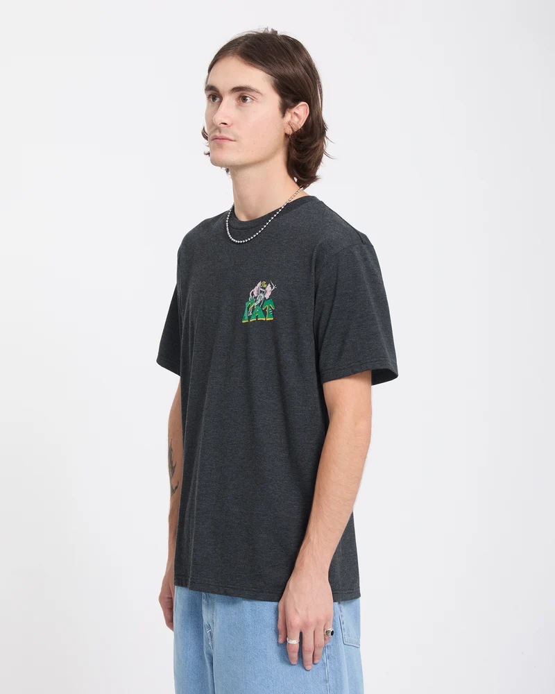 Tipsy Rat T-Shirt - Heather Black