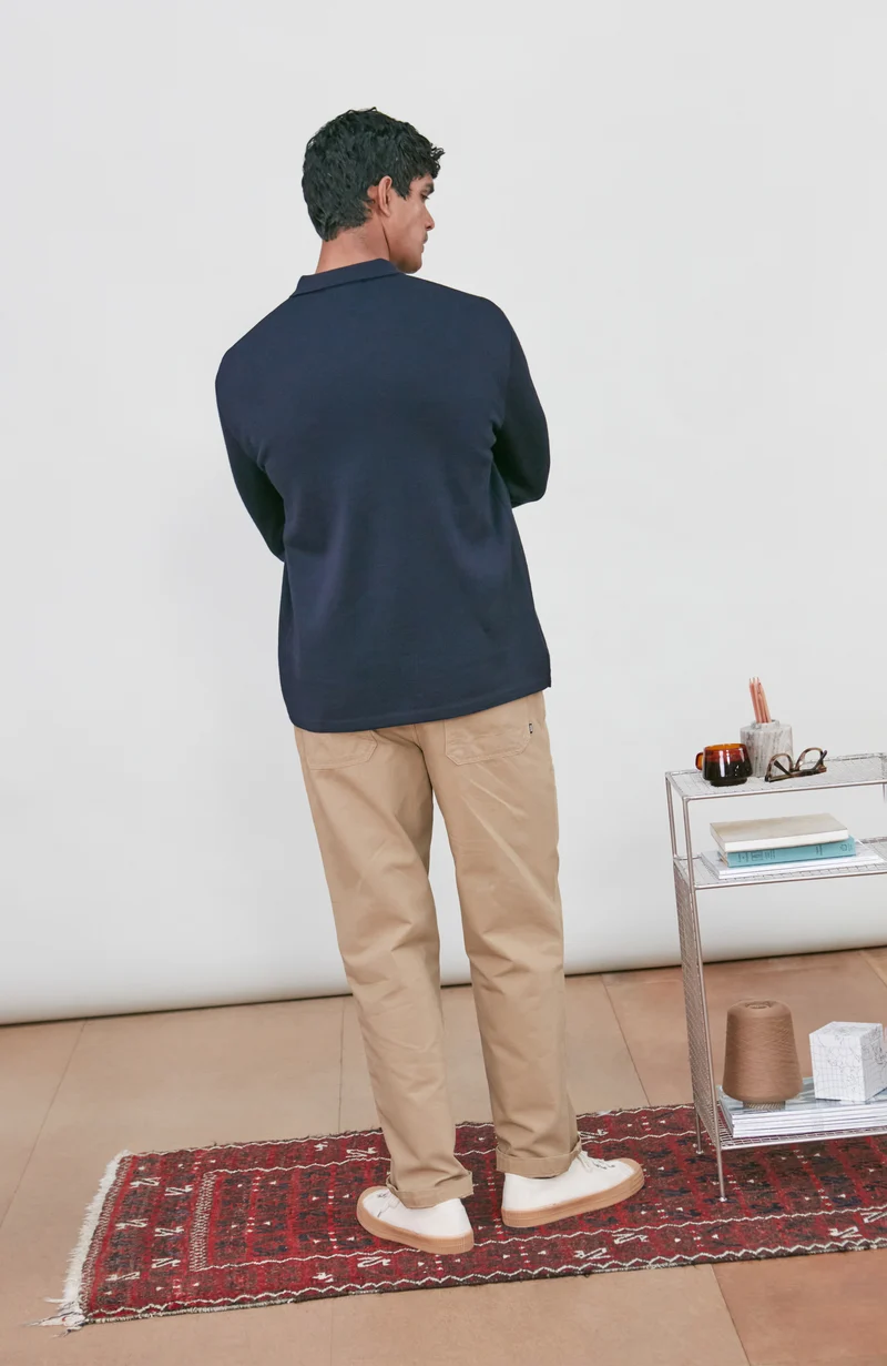 Mens Extra Fine Merino Wool Work Shirt