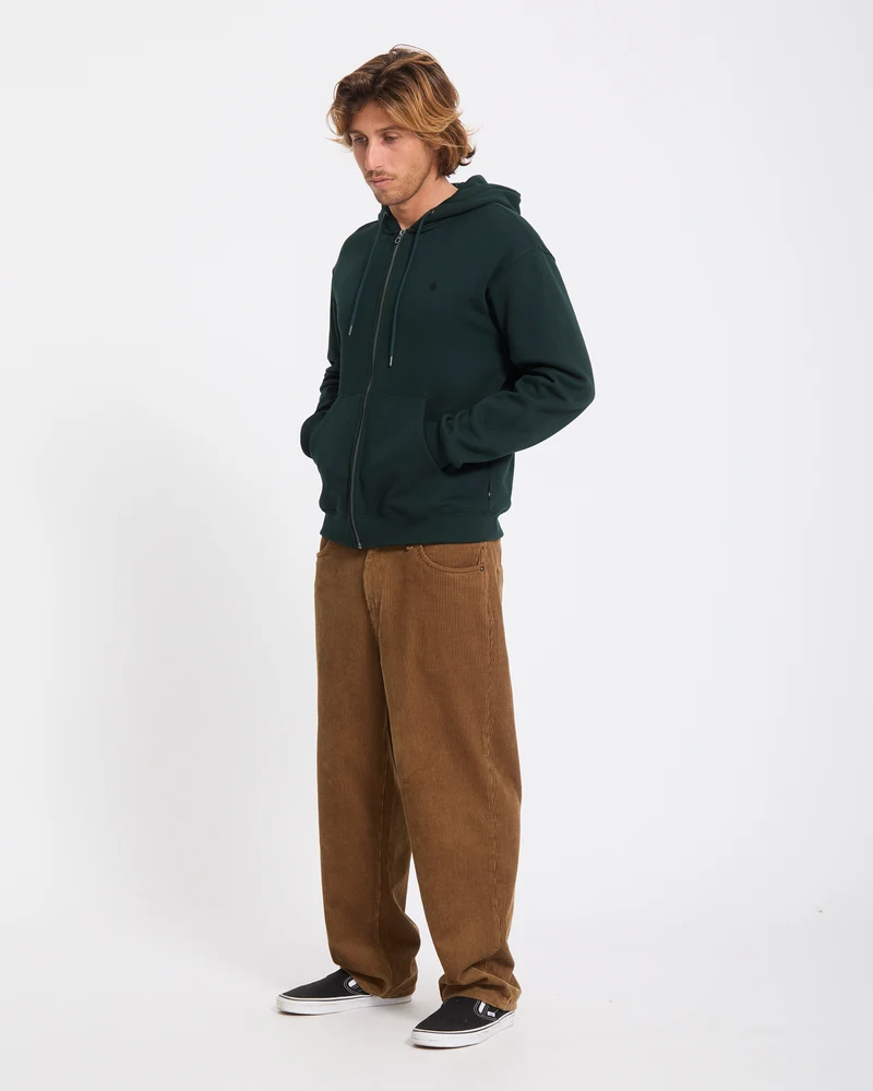 Single Stone Zip Hoodie - Scarab