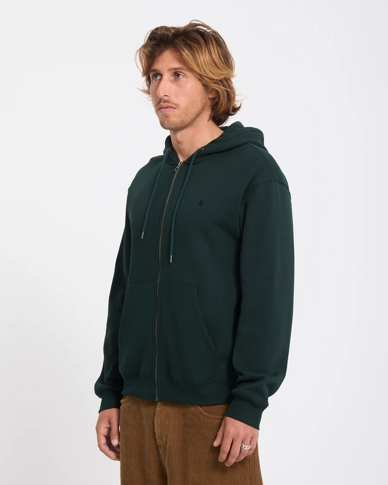 Single Stone Zip Hoodie - Scarab