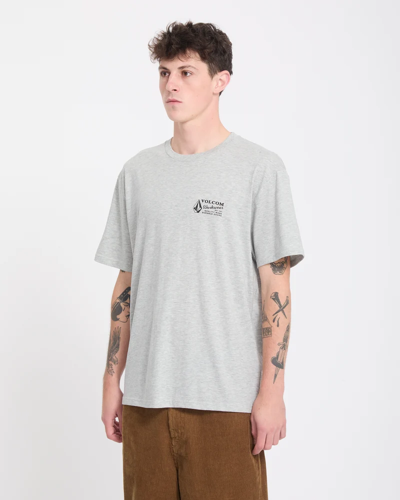 Workwear T-Shirt - Heather Grey