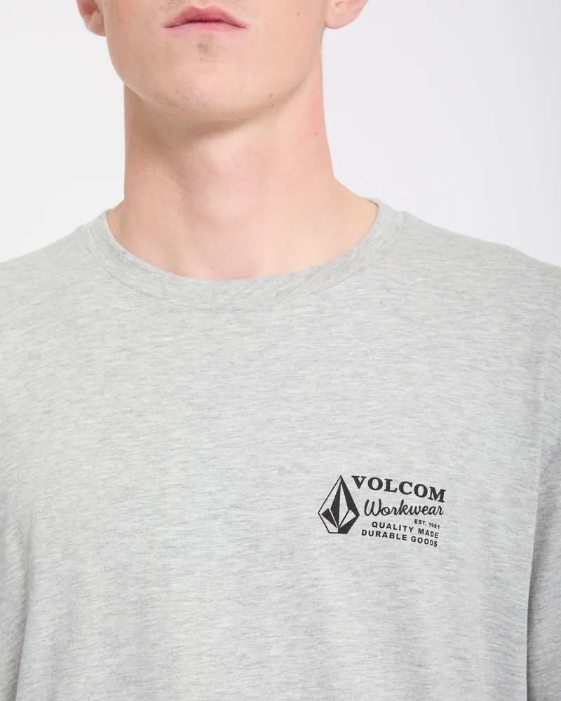 Workwear T-Shirt - Heather Grey