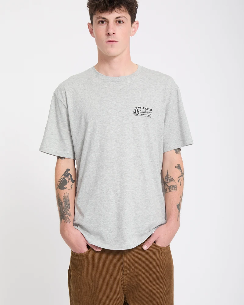 Workwear T-Shirt - Heather Grey