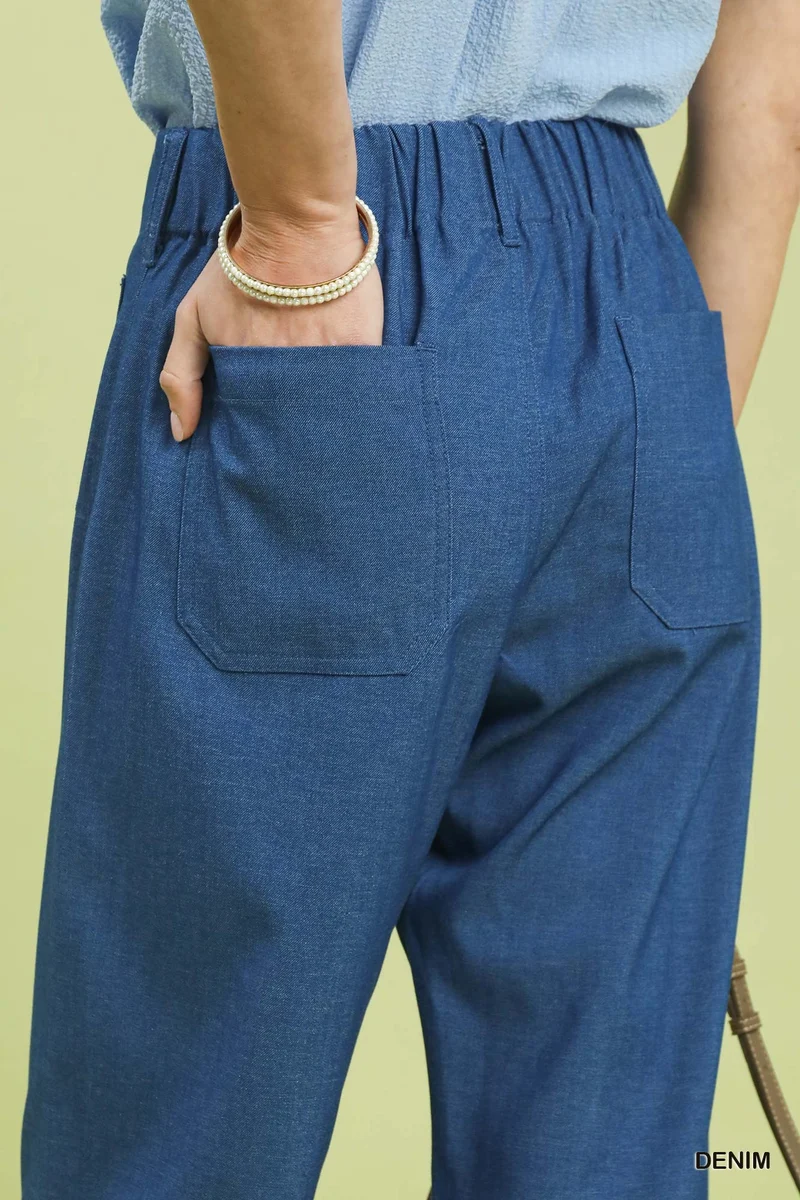 Lightweight Denim Pants