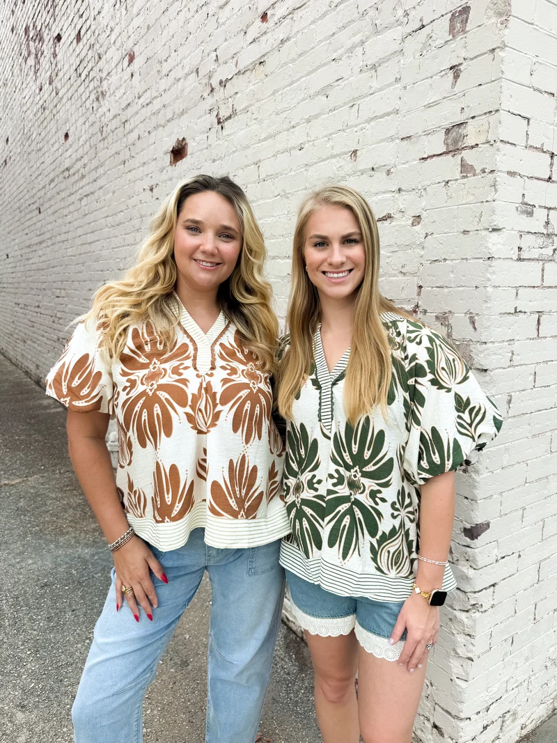 Rust & Ivy Floral Top