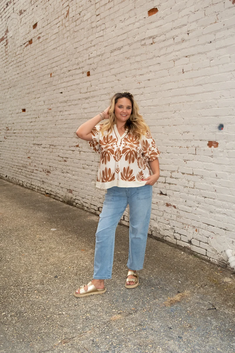 Rust & Ivy Floral Top