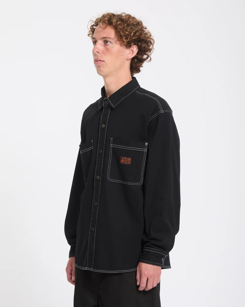 Levelstone Hemd - Black White