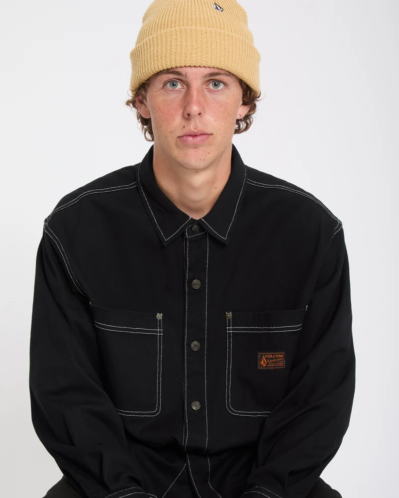 Levelstone Hemd - Black White