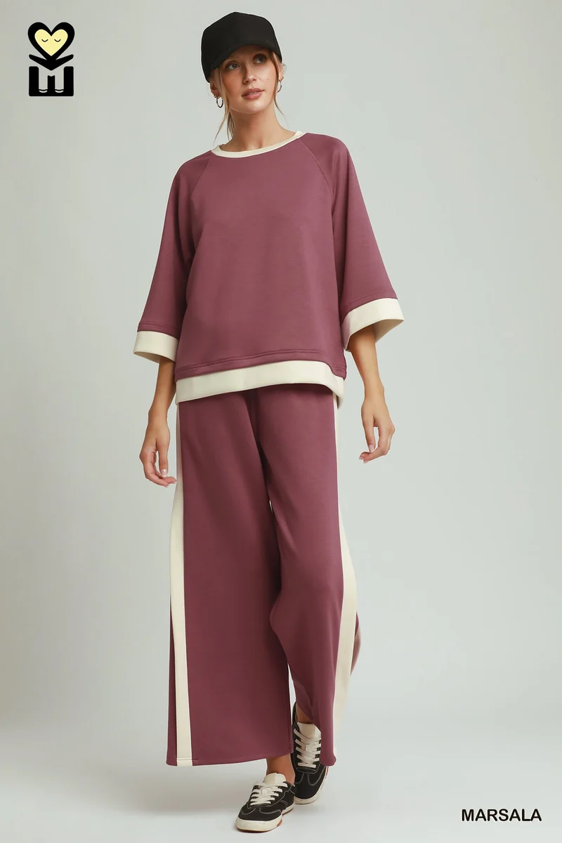 Marasal Bottoms With White Trim