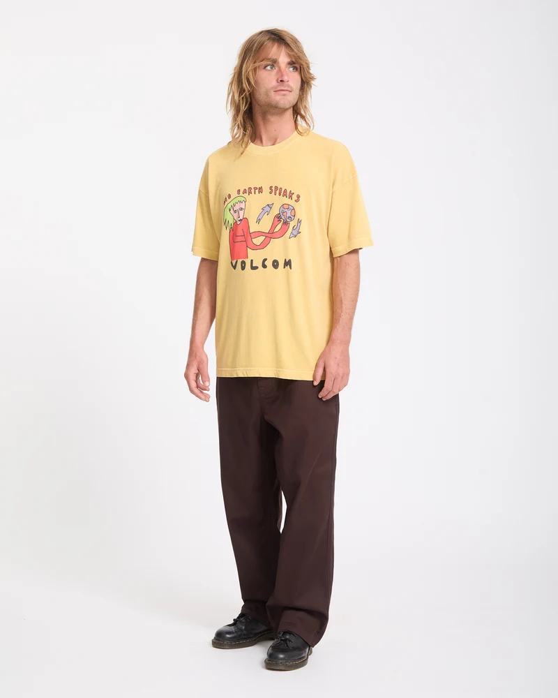 Earth Speaks T-Shirt - Mustard