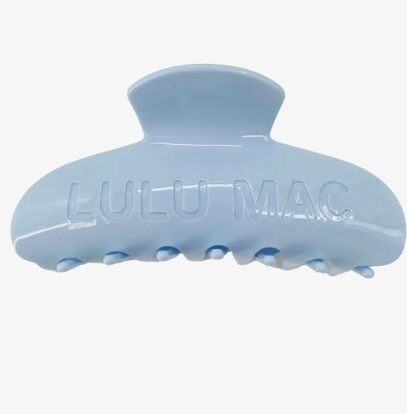 Lulu Mac Everyday Claw Clip Light Blue
