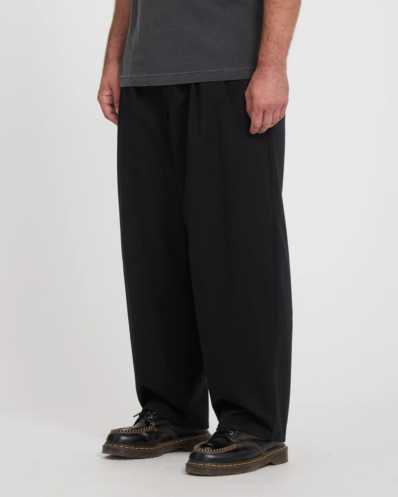 Holter Pleat Hose - Black