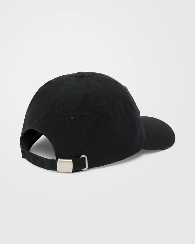 Full Stone Washed Adj Kappe - Black