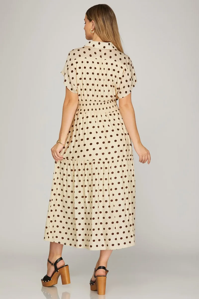Polka Dot Dress With Pockets