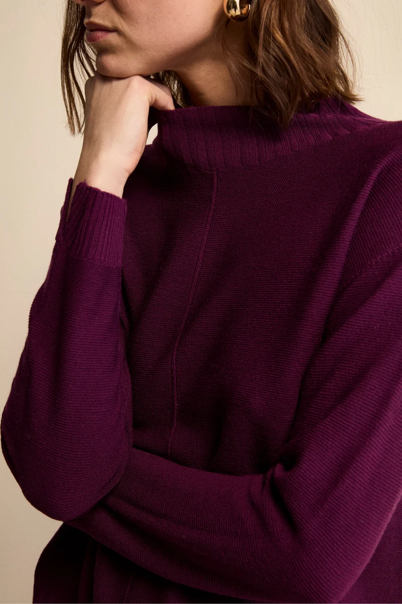Dolcevita Links in Lana Merino - PRUGNA
