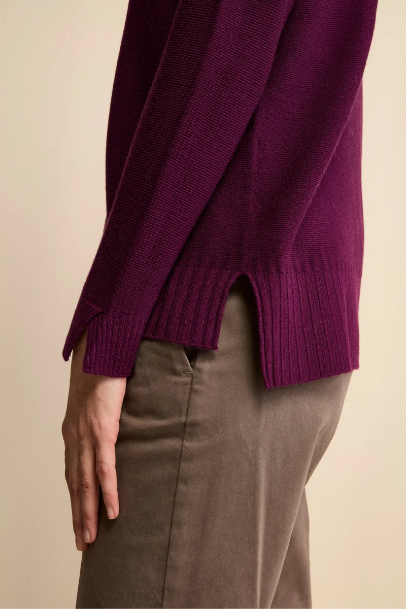Dolcevita Links in Lana Merino - PRUGNA