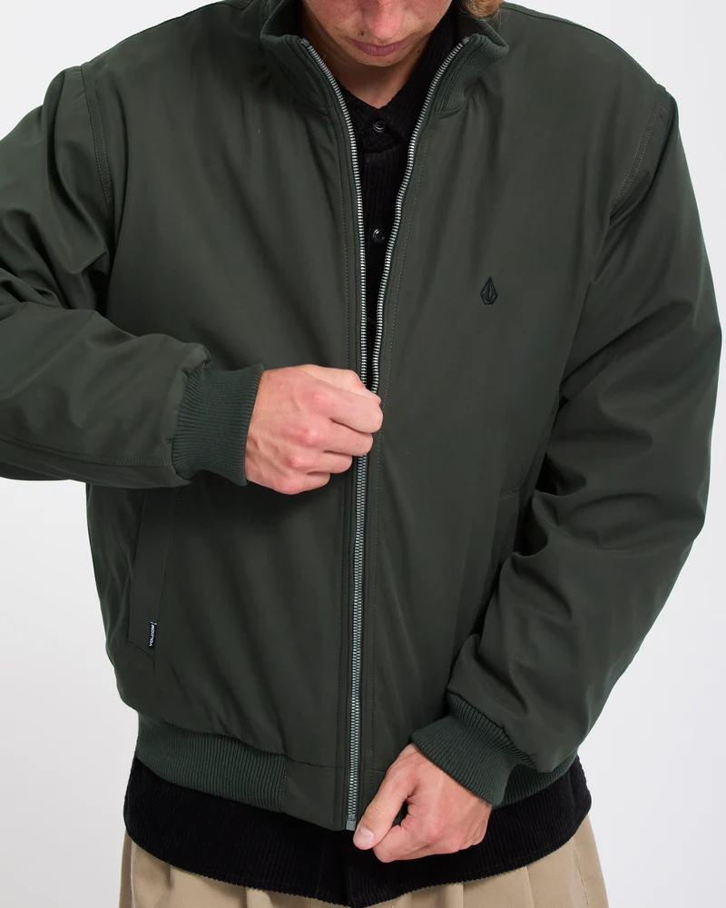 Damerman Bomberjacke - Rinsed Black