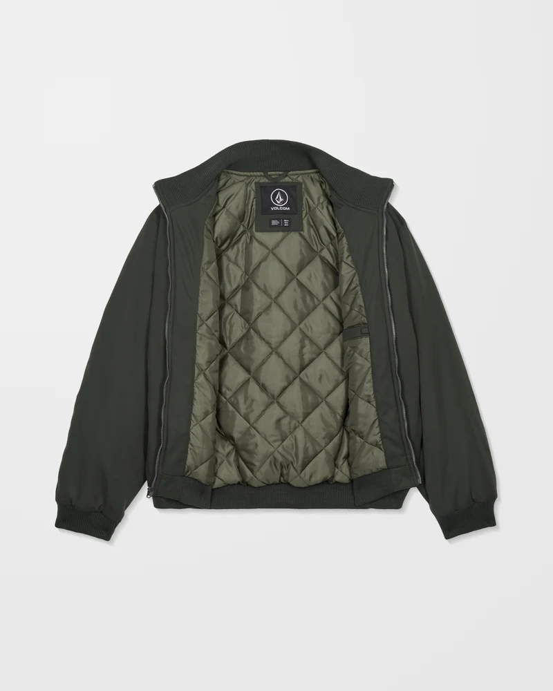 Damerman Bomberjacke - Rinsed Black