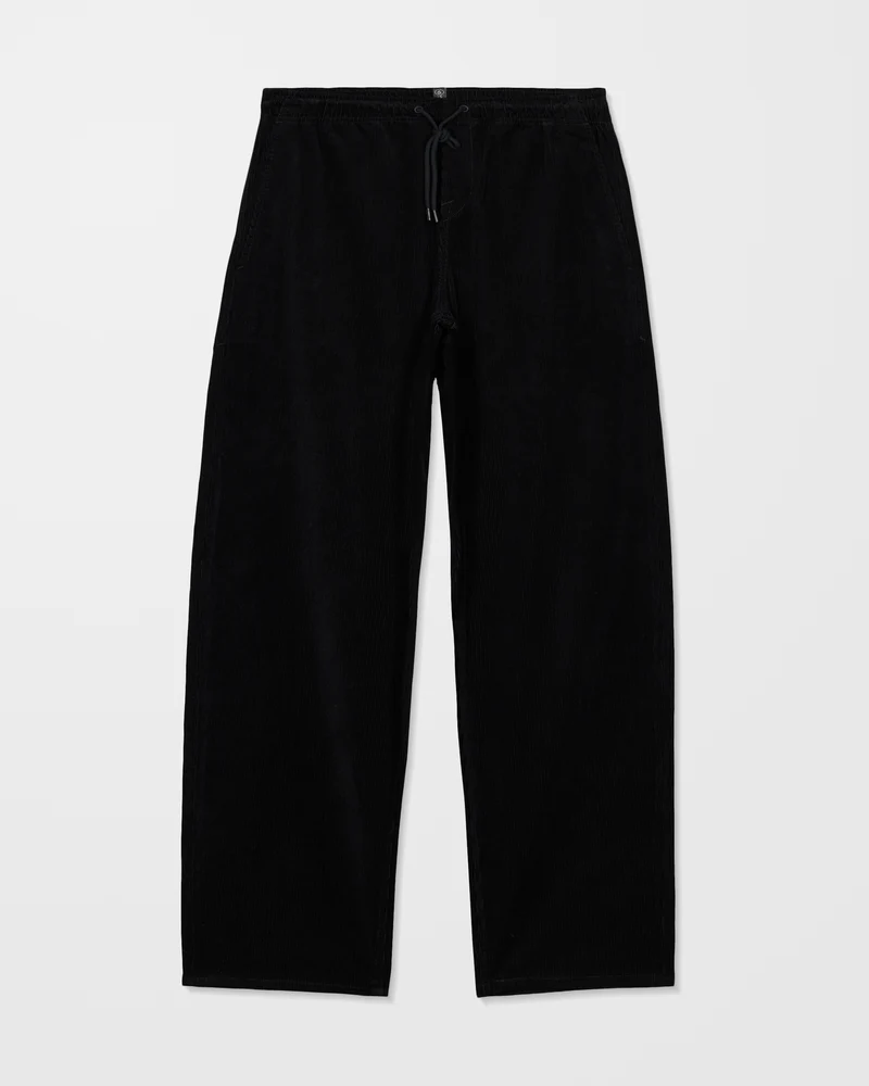 Freazy Loose Corduroy Hose - Black