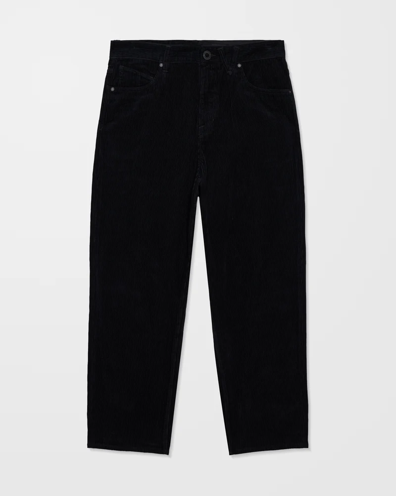 Billow Tapered Cordhose - Black