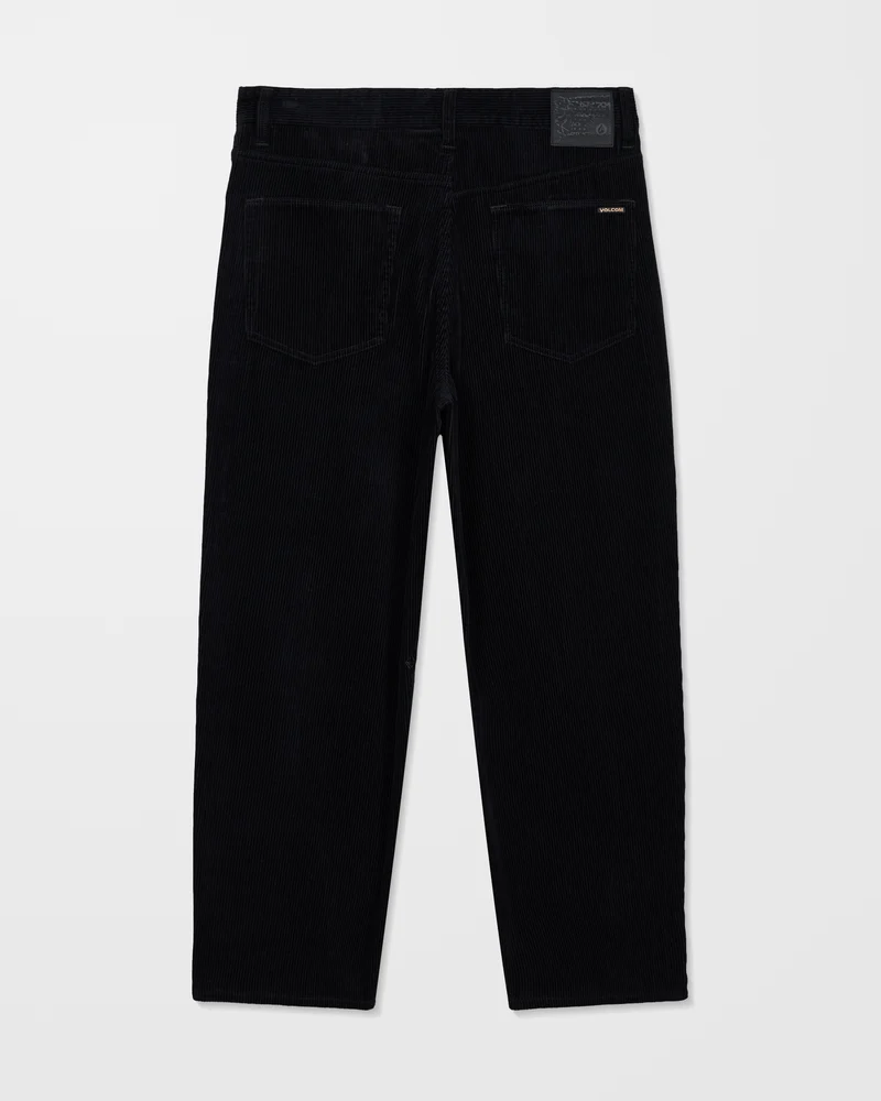 Billow Tapered Cordhose - Black