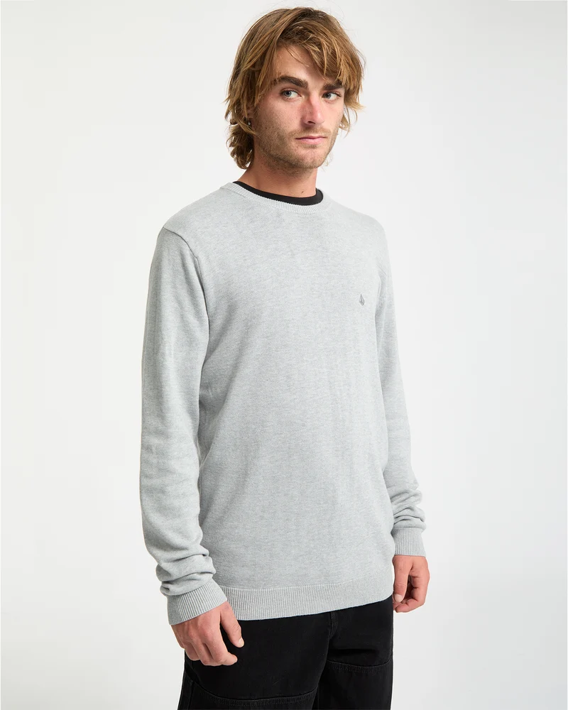 Uperstand Pullover - Light Grey Heather