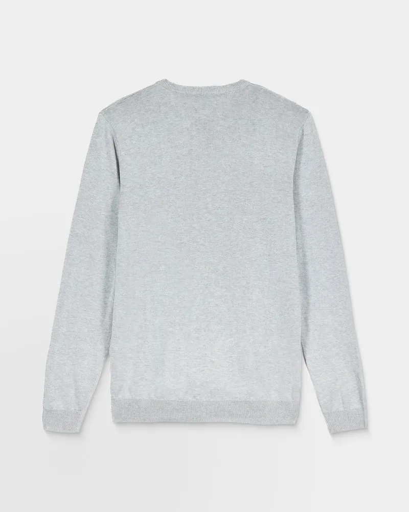Uperstand Pullover - Light Grey Heather