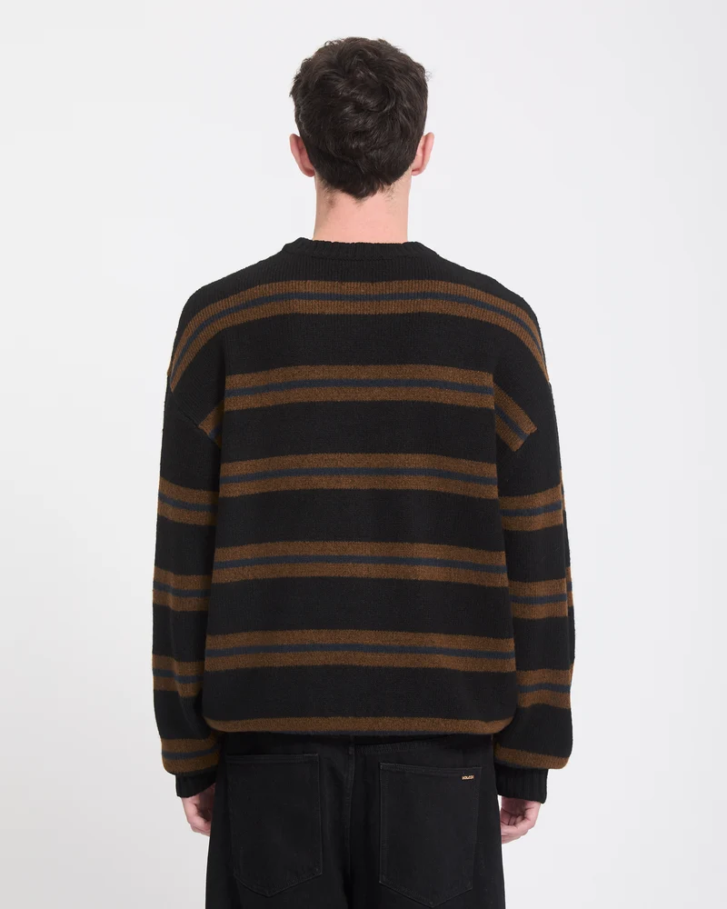 Striperstand Pullover - Black