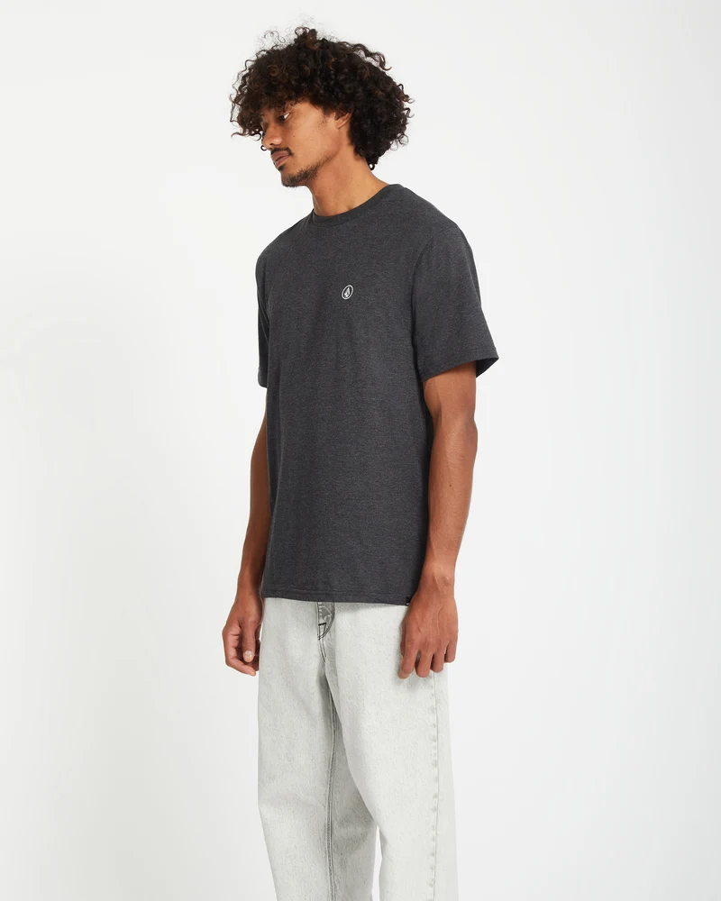 Circle Blanks T-Shirt - Heather Black