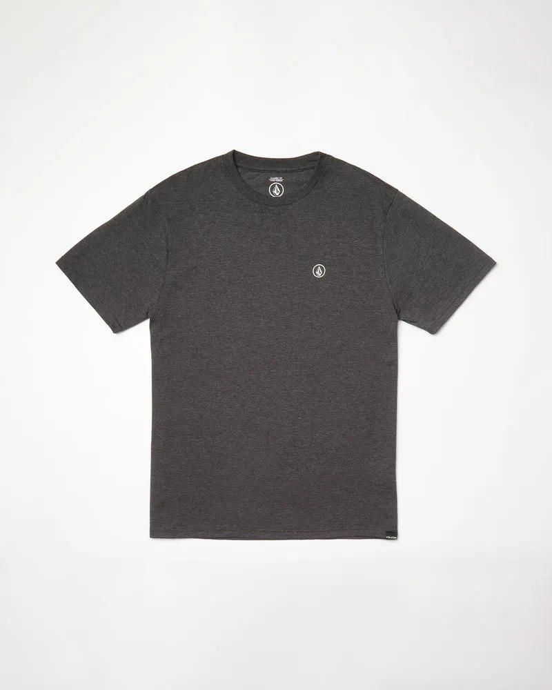 Circle Blanks T-Shirt - Heather Black