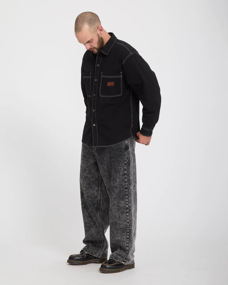 Chillow Jeans - Light Acid Black