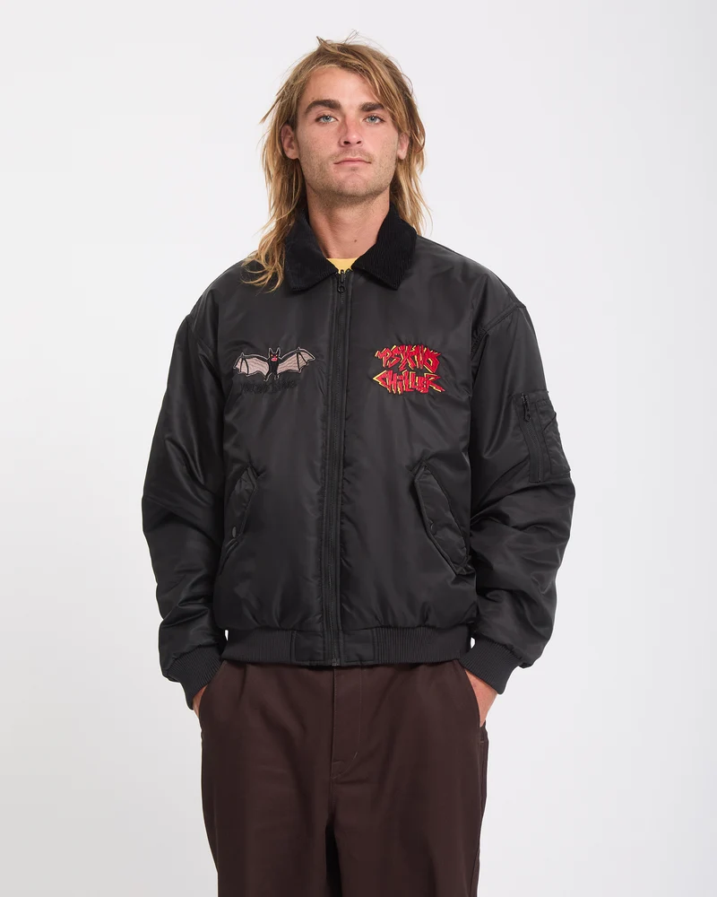 Ozzy Wendbare Bomberjacke - Black