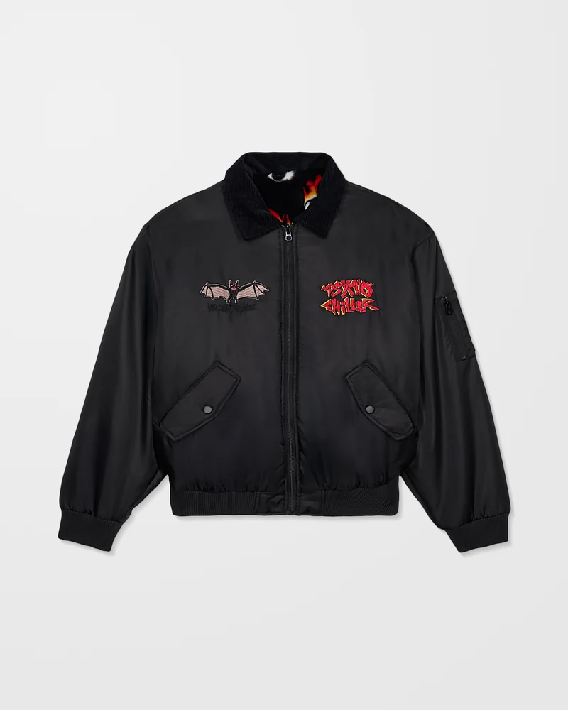 Ozzy Wendbare Bomberjacke - Black