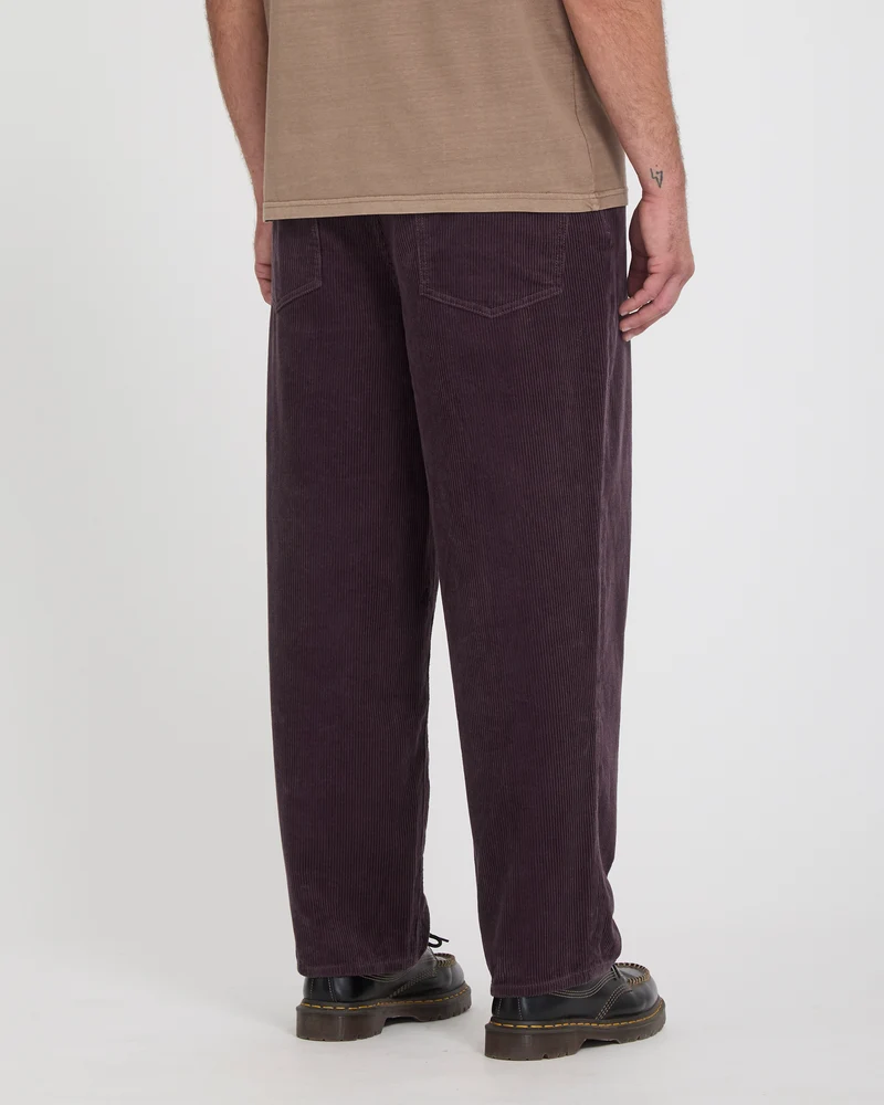 Billow Tapered Cordhose - Raisin