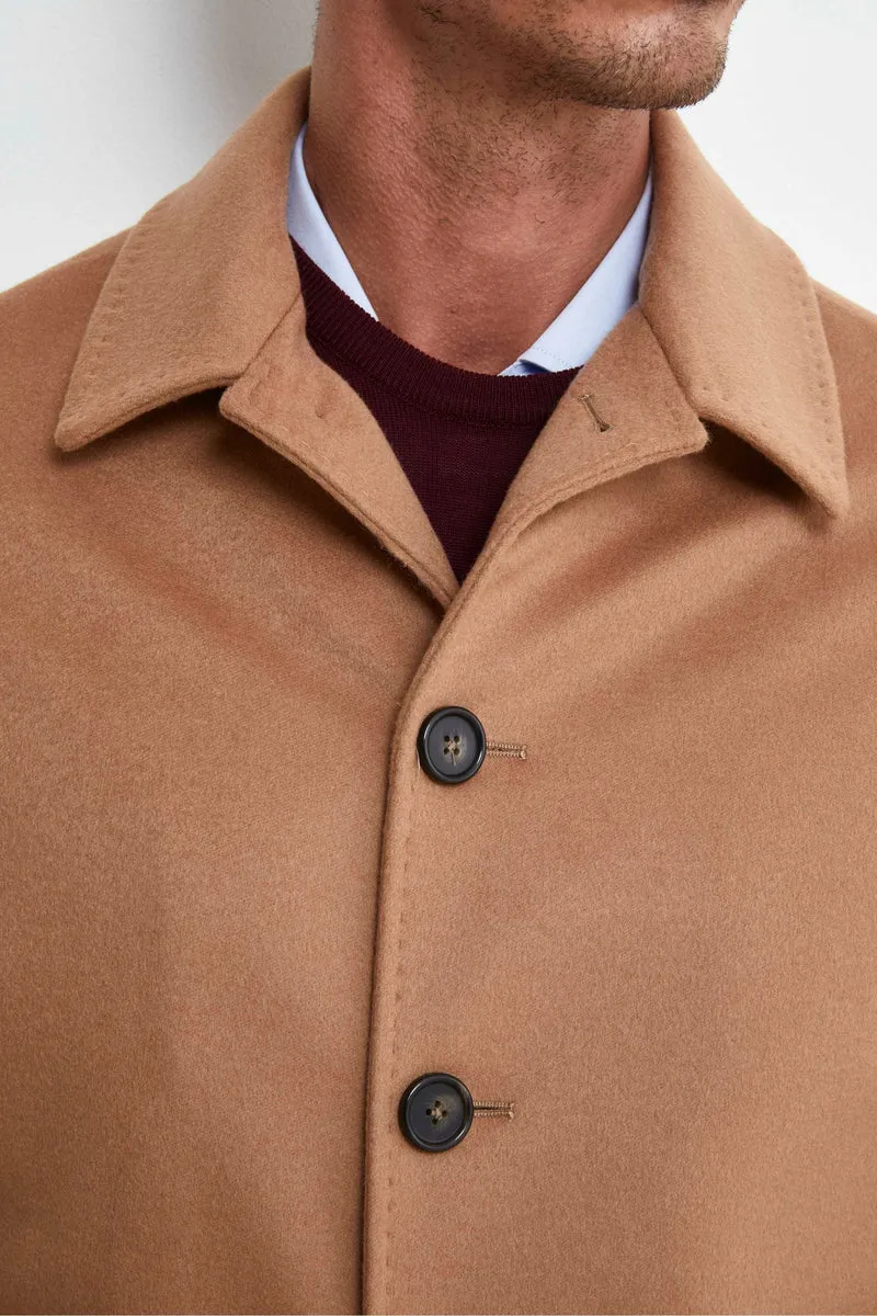 Cappotto Foderato Lana e Cashmere - CAMMELLO