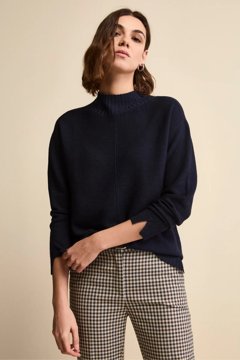 Dolcevita Links in Lana Merino - BLU