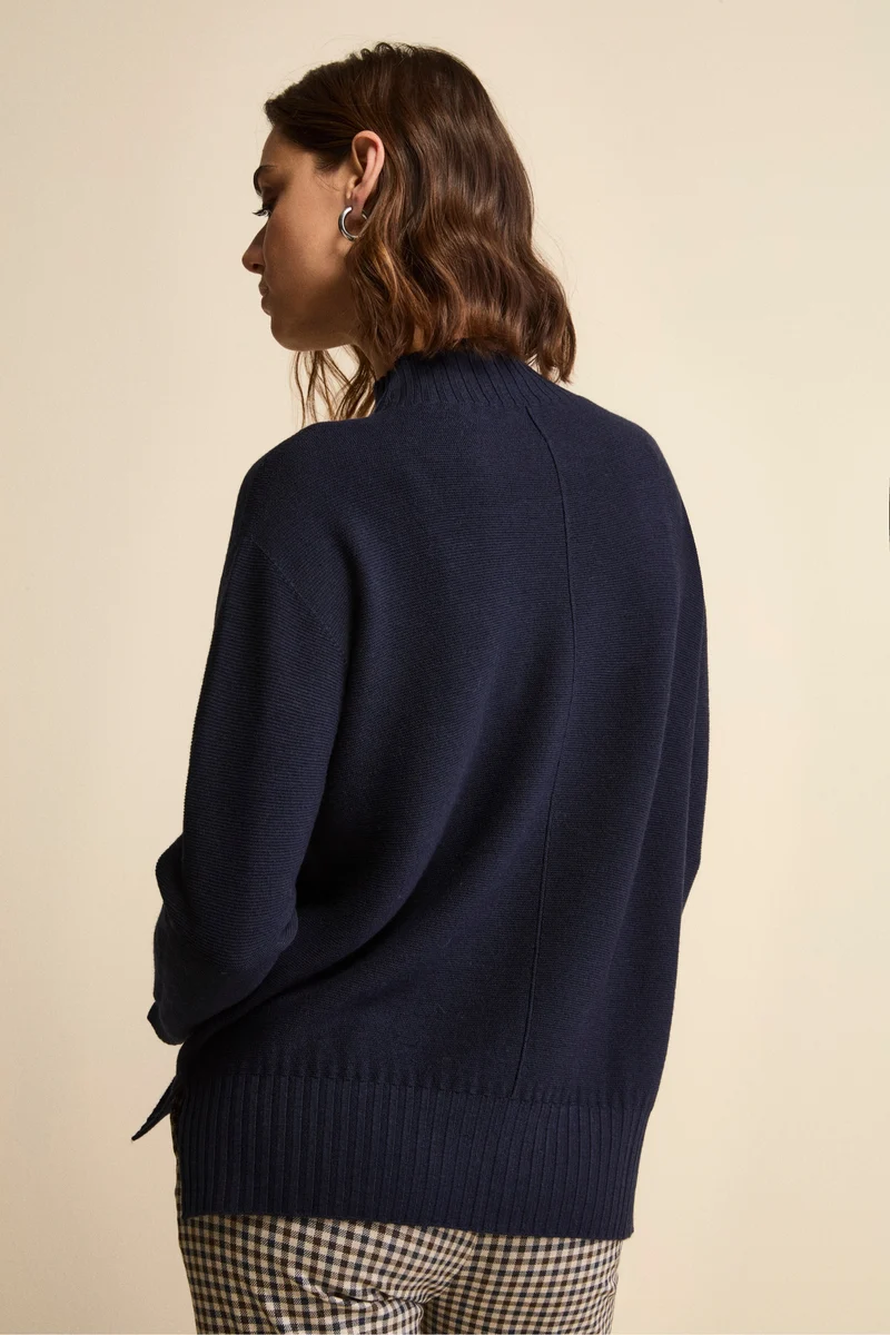 Dolcevita Links in Lana Merino - BLU