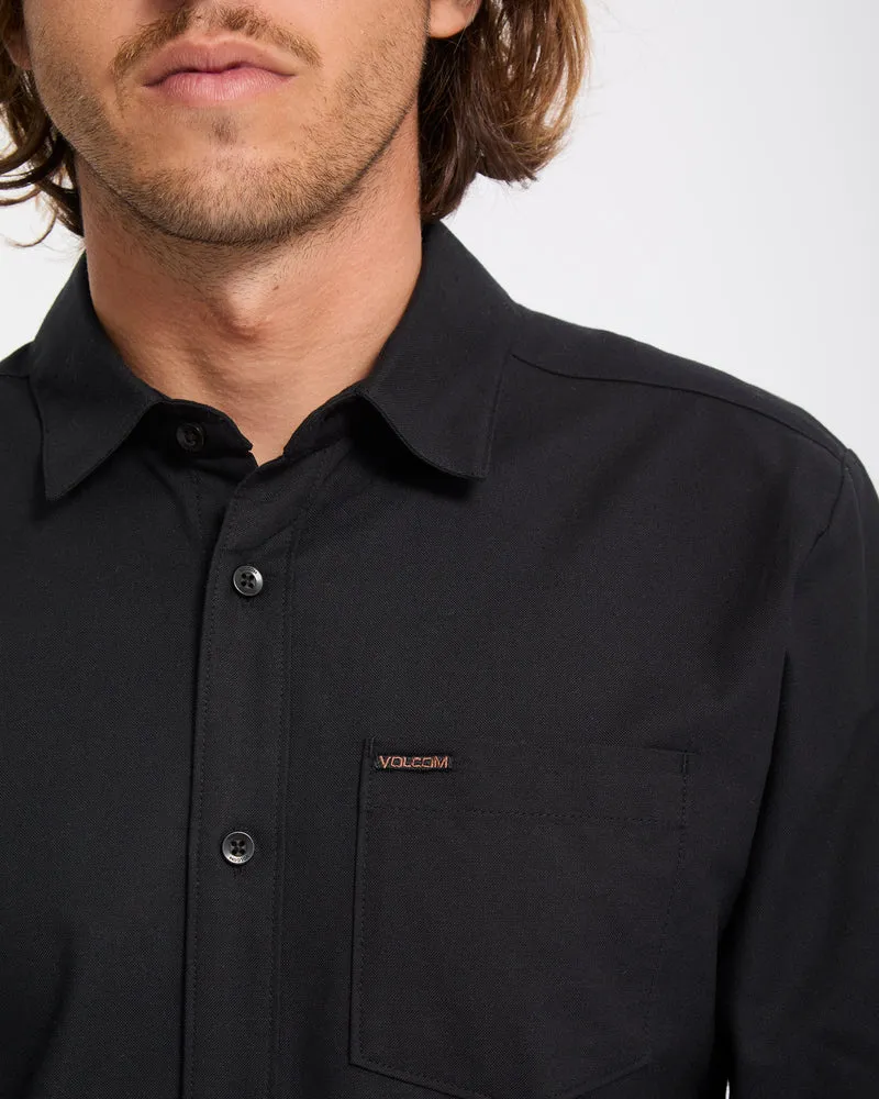 Veeco Oxford Hemd - Black