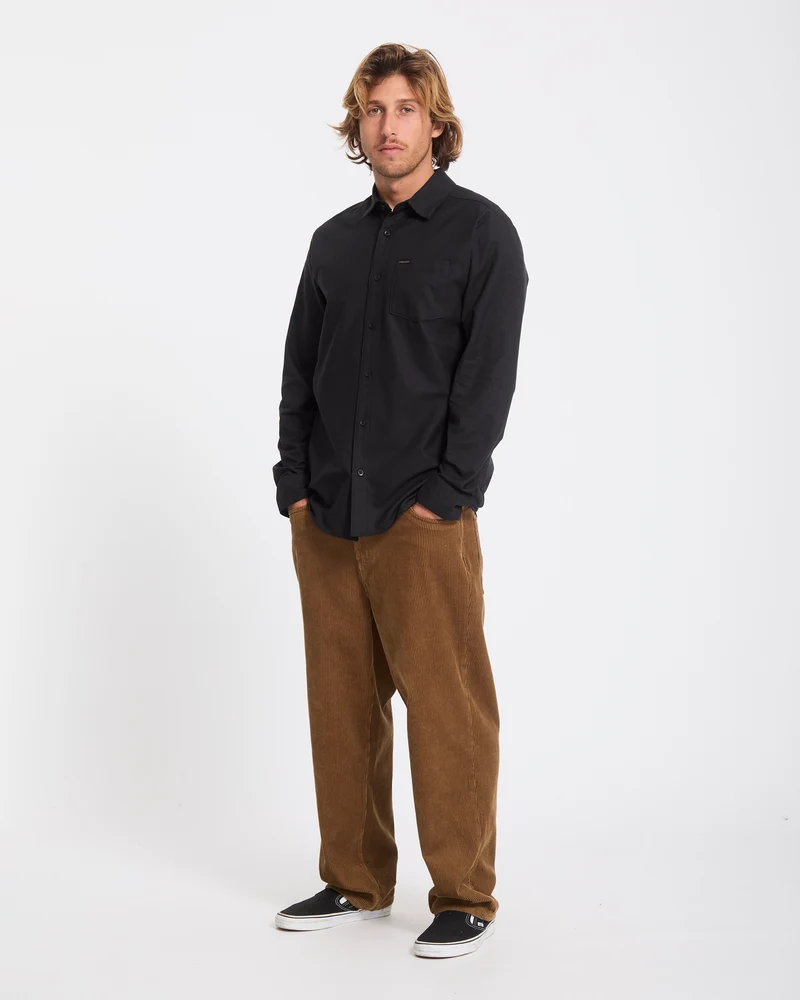 Veeco Oxford Hemd - Black