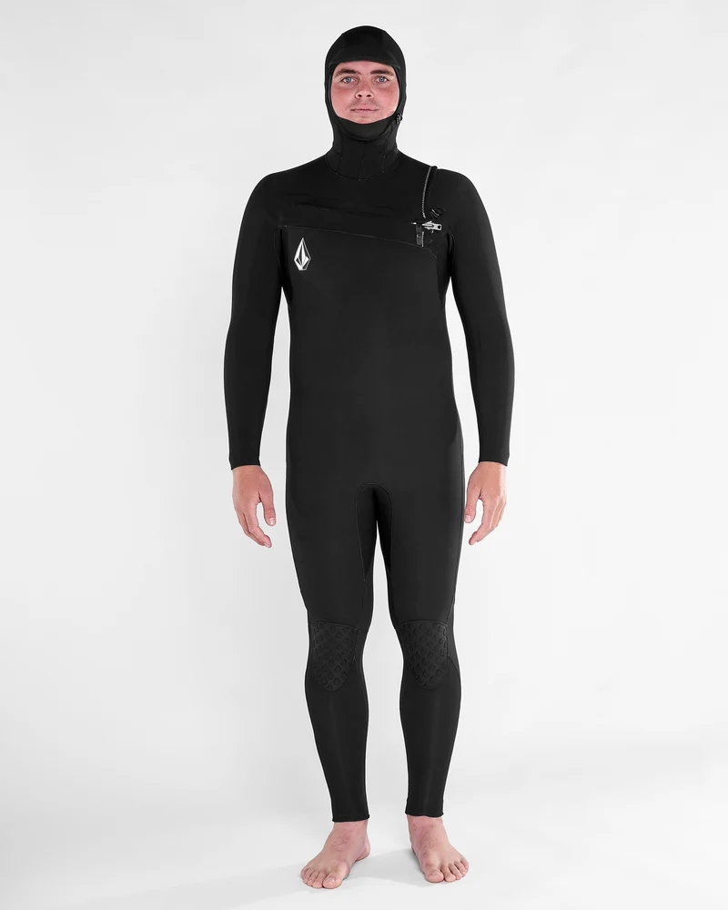 Modulator 4/3Mm Hooded Chest Zip Neoprenanzug - Black