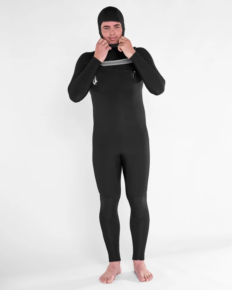 Modulator 4/3Mm Hooded Chest Zip Neoprenanzug - Black