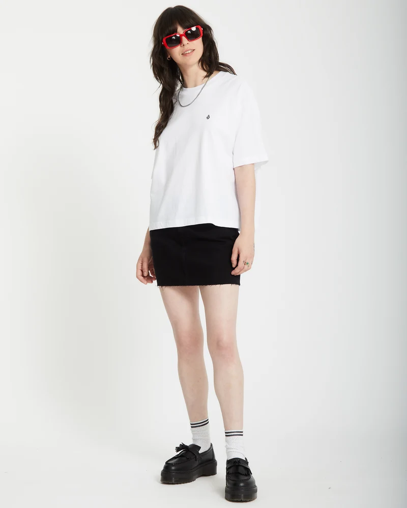 Stone Blanks Up T-Shirt - White