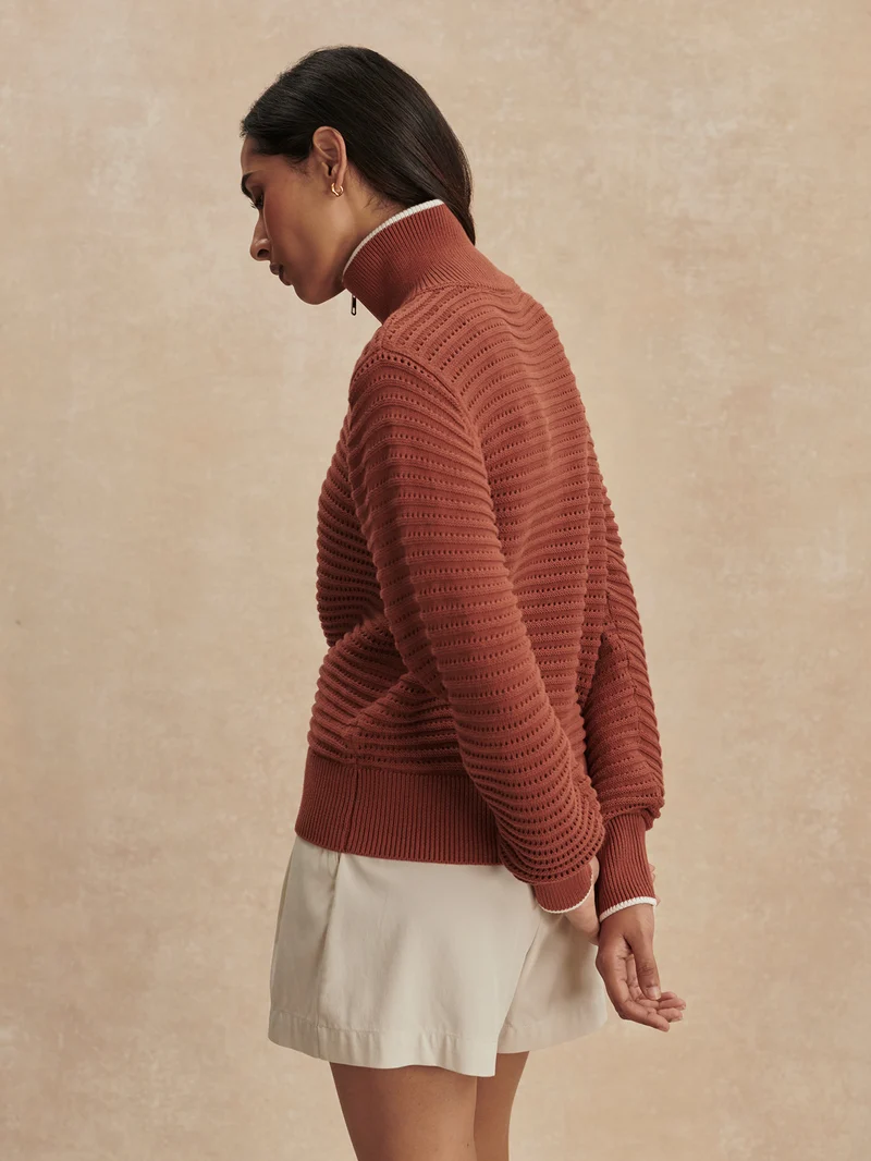Morwenna Half Zip Knit