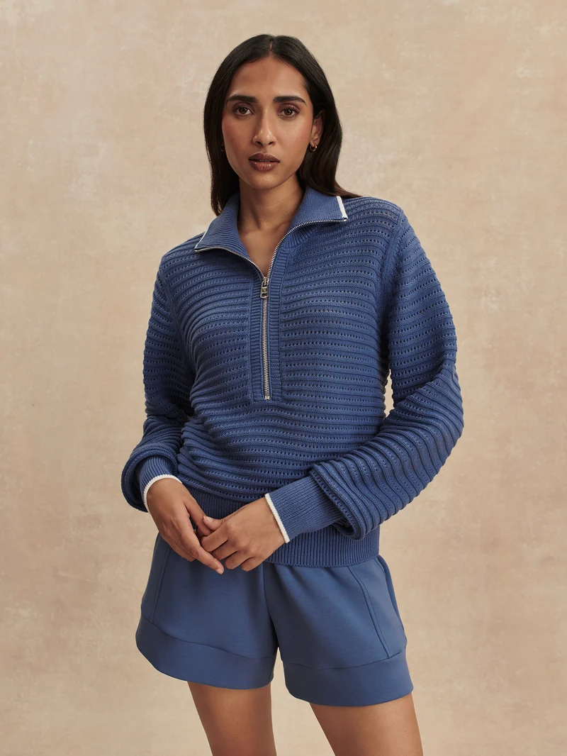 Morwenna Half Zip Knit