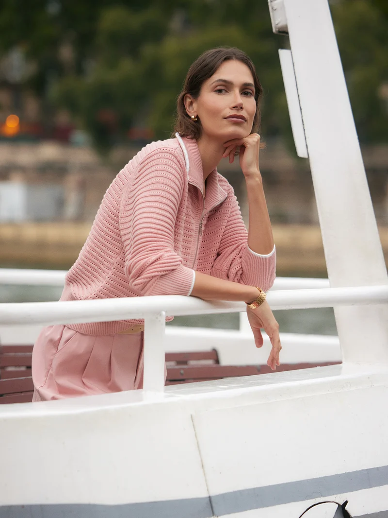 Morwenna Half Zip Knit
