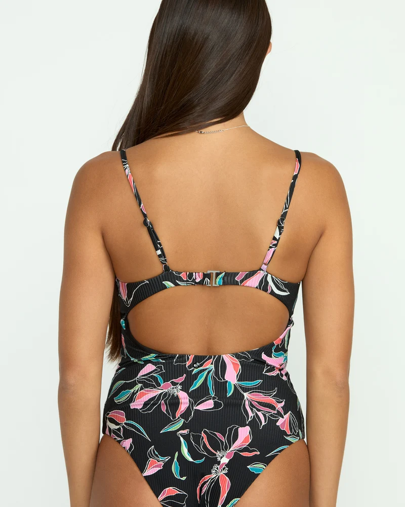 Dream In Bloom Twist Badeanzug - Multi