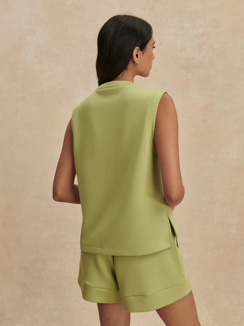 Simmons Half Zip Tank