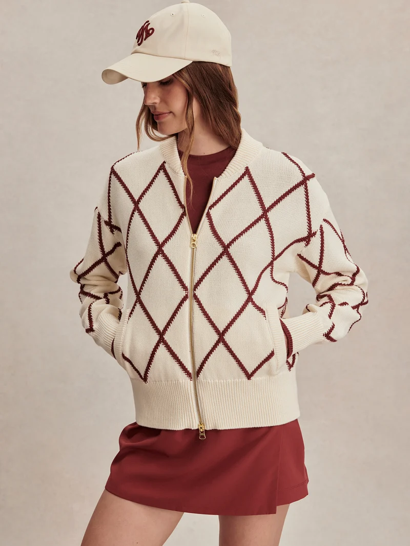 Nile Diamond Knit Jacket