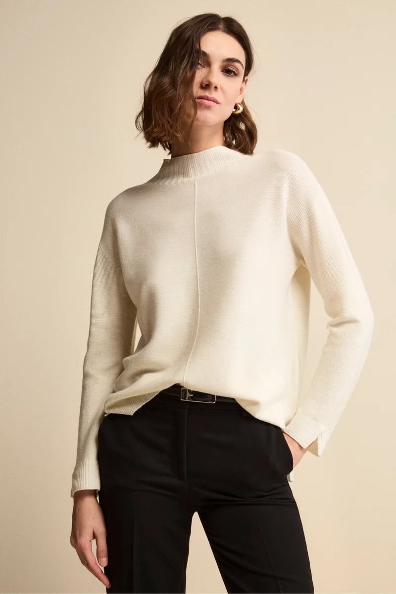 Dolcevita Links in Lana Merino - BIANCO