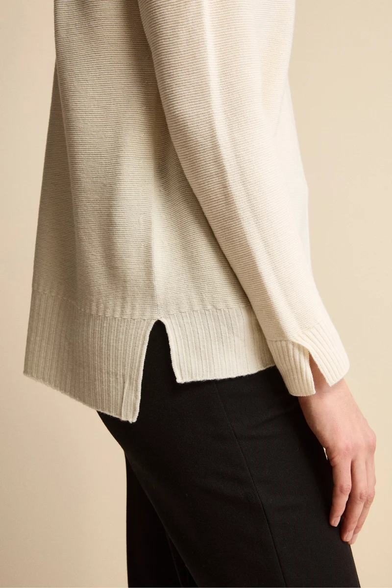 Dolcevita Links in Lana Merino - BIANCO